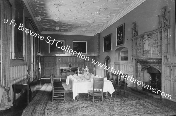 ADARE MANOR  DINING ROOM